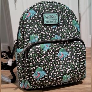 Loungefly Pokémon Bulbasaur Mini Backpack - Green and Black